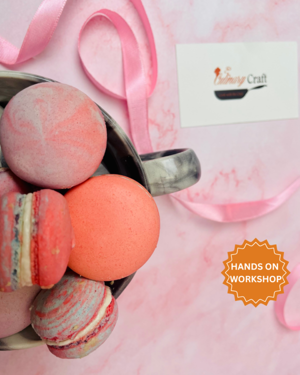Macarons (With Eggs) <br><p class="date">Date: 30th August 2026, Sunday<br>Time: 10.00am to 01.00pm</p>